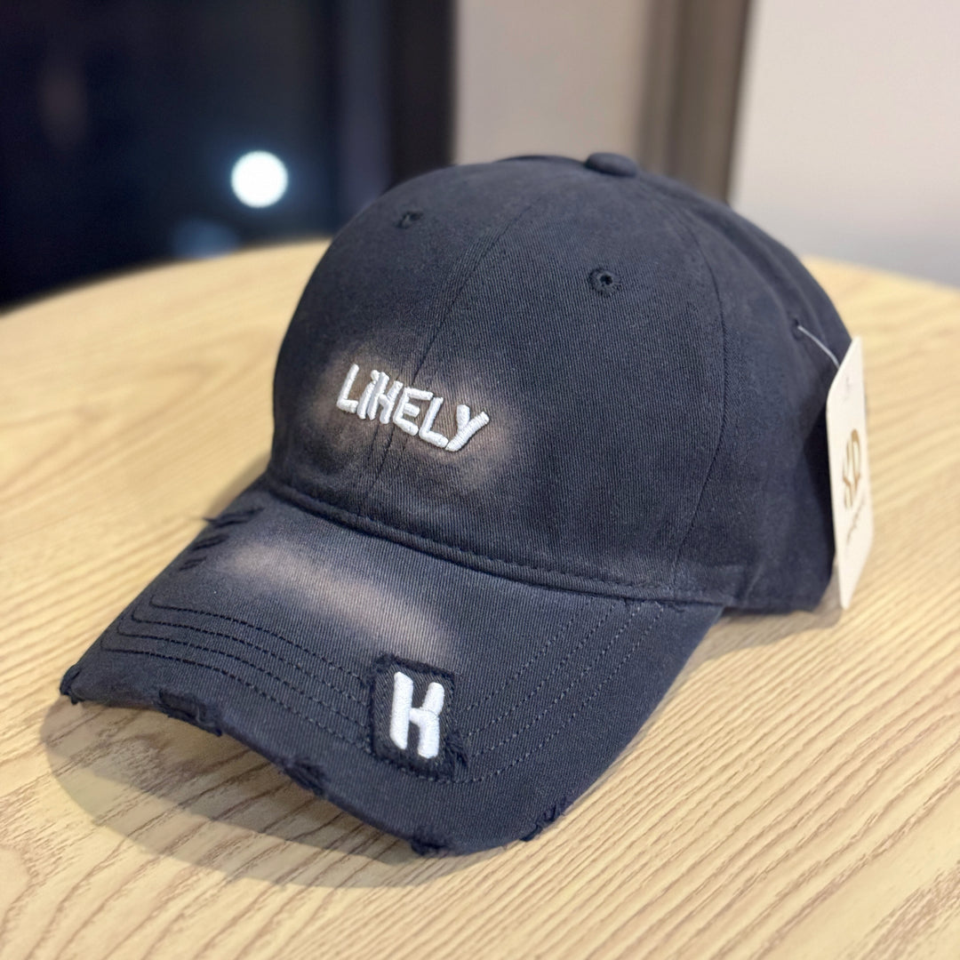 Kvinne Slitt Brodert Baseball Caps Skanto