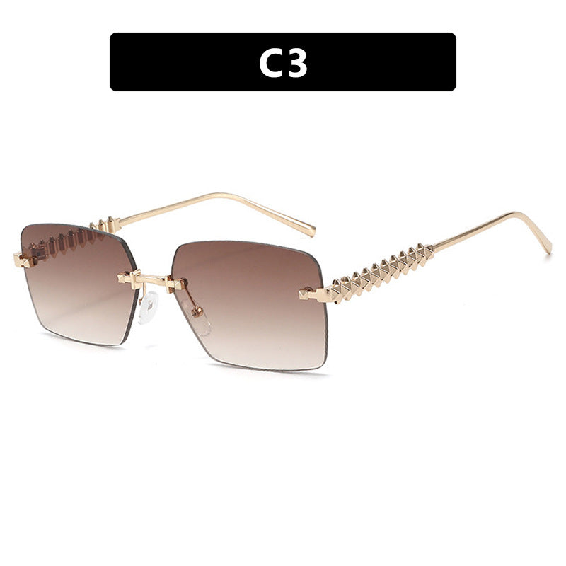 Women's fashionable sunglasses with unique and decorative frame Skanto