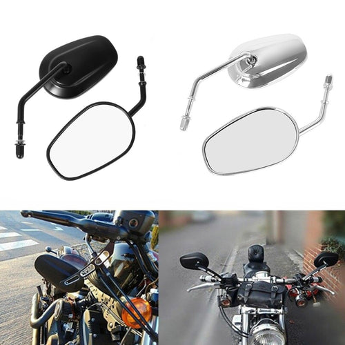 Motorsykkel speil med justerbar arm og robust design Skanto