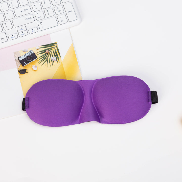 Unisex nan lysblokkende reise-maske med termoplastisk nylonhylse og bredt komfortbånd Skanto