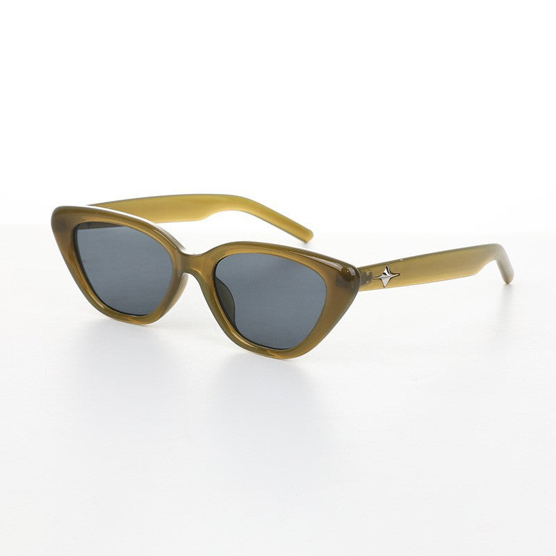 Dame Cat-Eye solbriller med elegant design og UV-beskyttelse Skanto