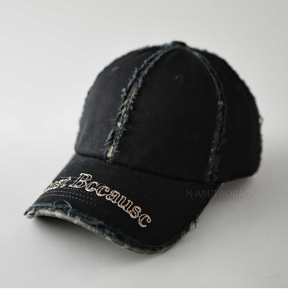 Men's Distressed Vintage-Inspirert Baseball Cap Skanto