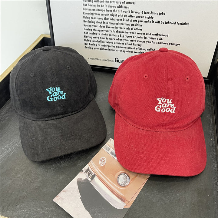 Kvinne Corduroy Grafisk Baseball Cap Skanto