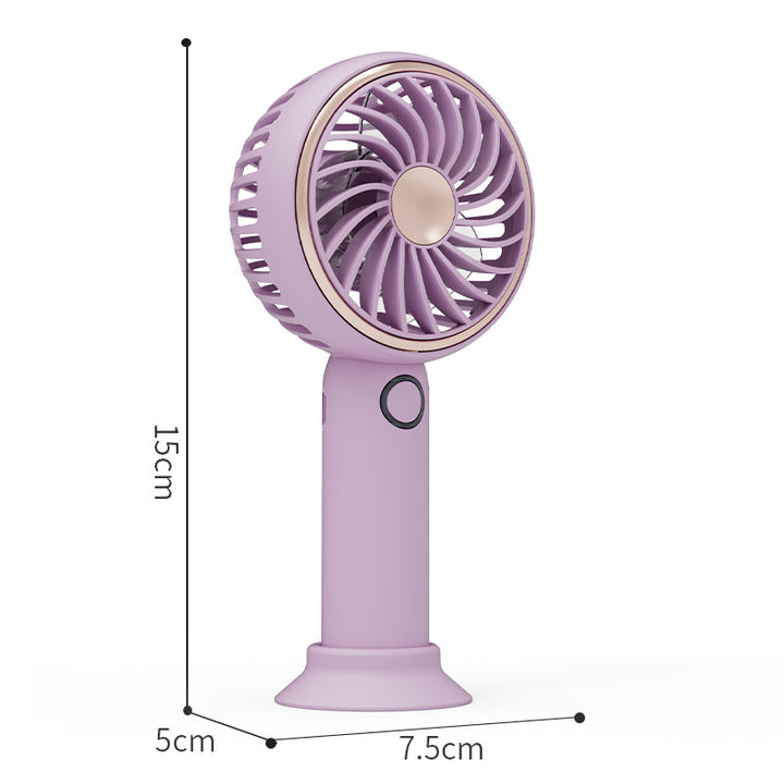 Dame Bærbar Håndvifte med kraftig batteri og ergonomisk design Skanto