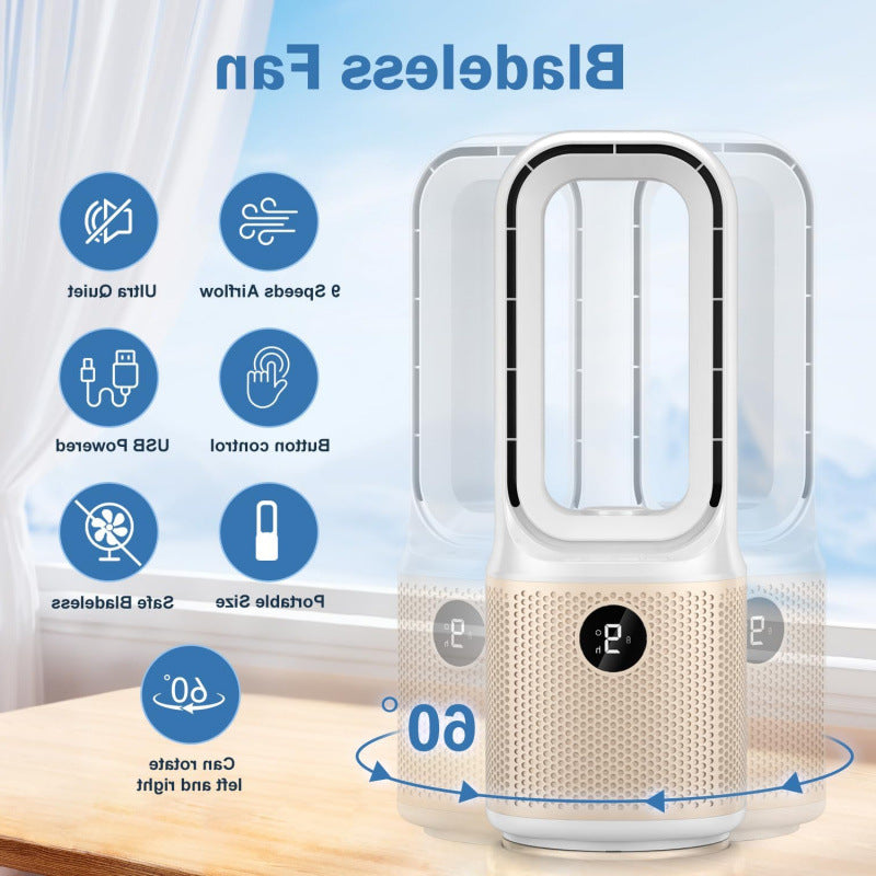 Unisex Turmventilator uten rotorblader med intelligent timer Skanto