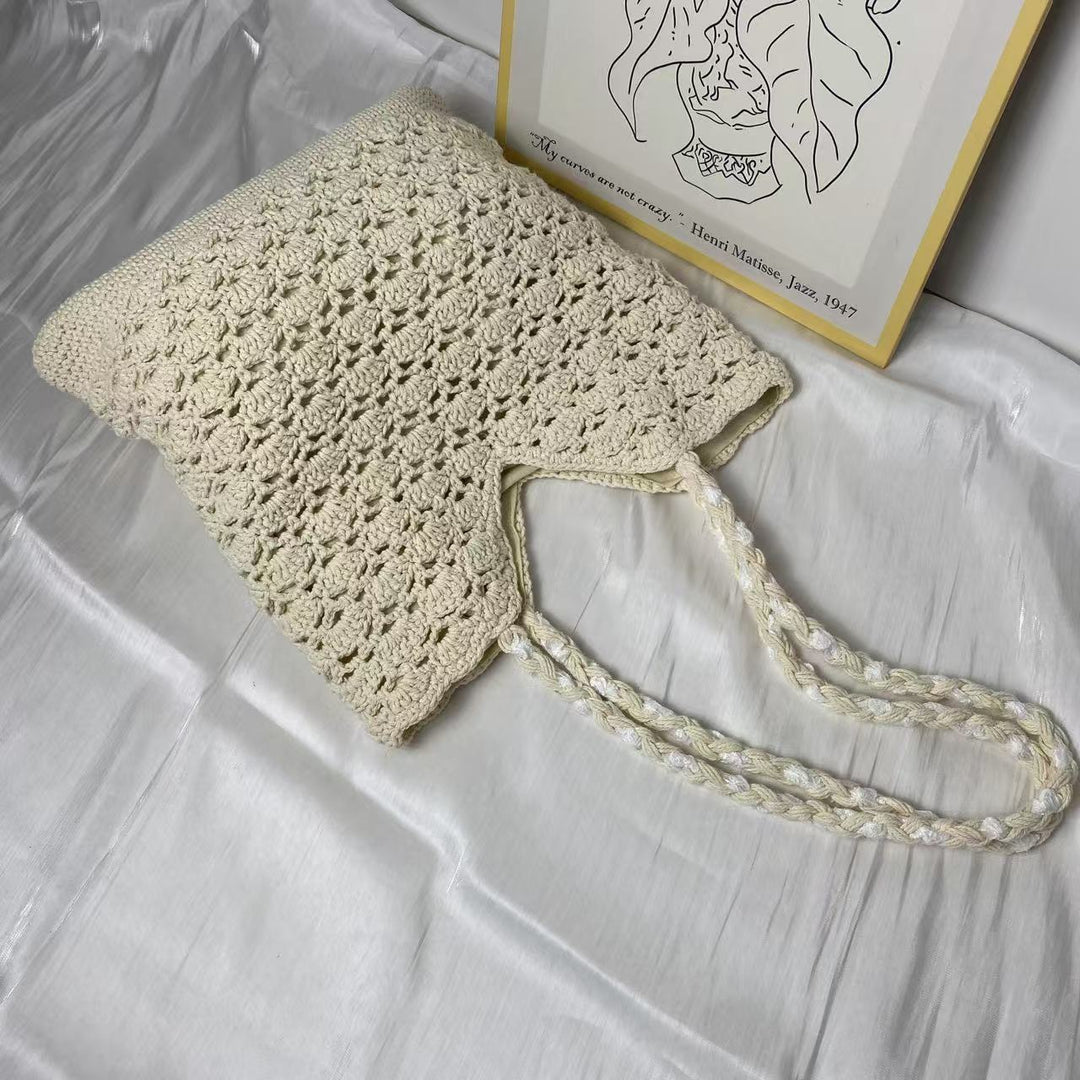 Håndkniplet Shopper Bag Skanto