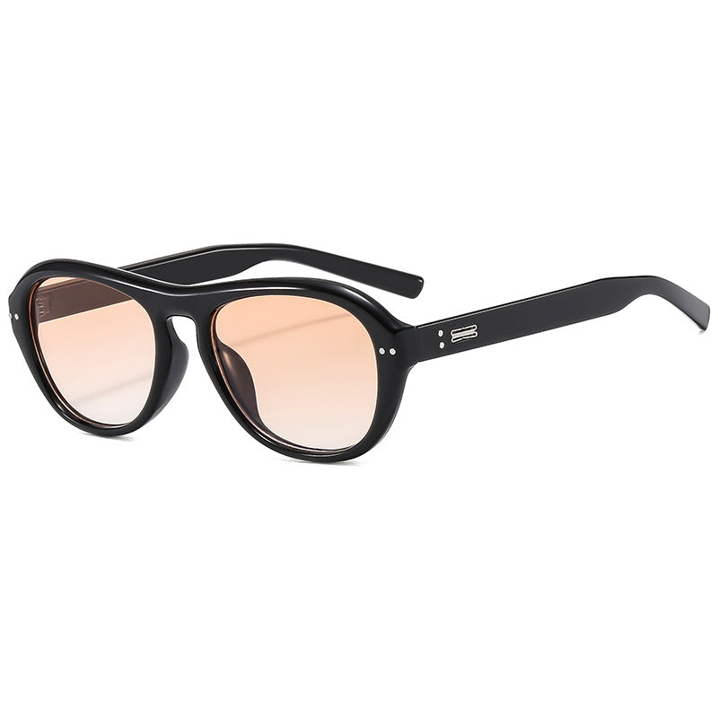 Women's fashionable glasses with stylish elongated frame and high-quality plastic Skanto