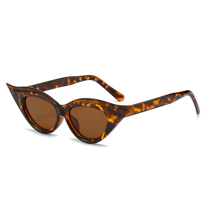 Dame Cat-Eye solbriller med polariserte linser Skanto