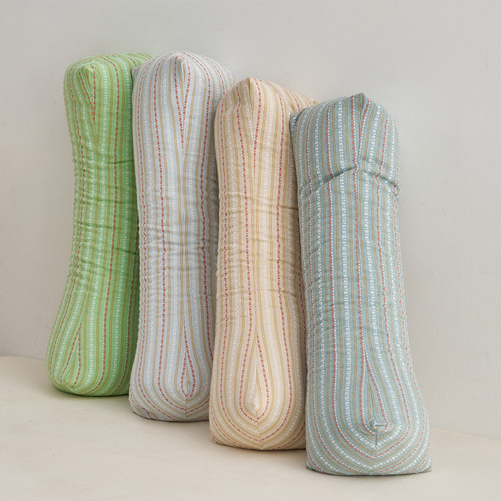 Ergonomisk nakkestøtte med stilfullt stripe mønster Skanto