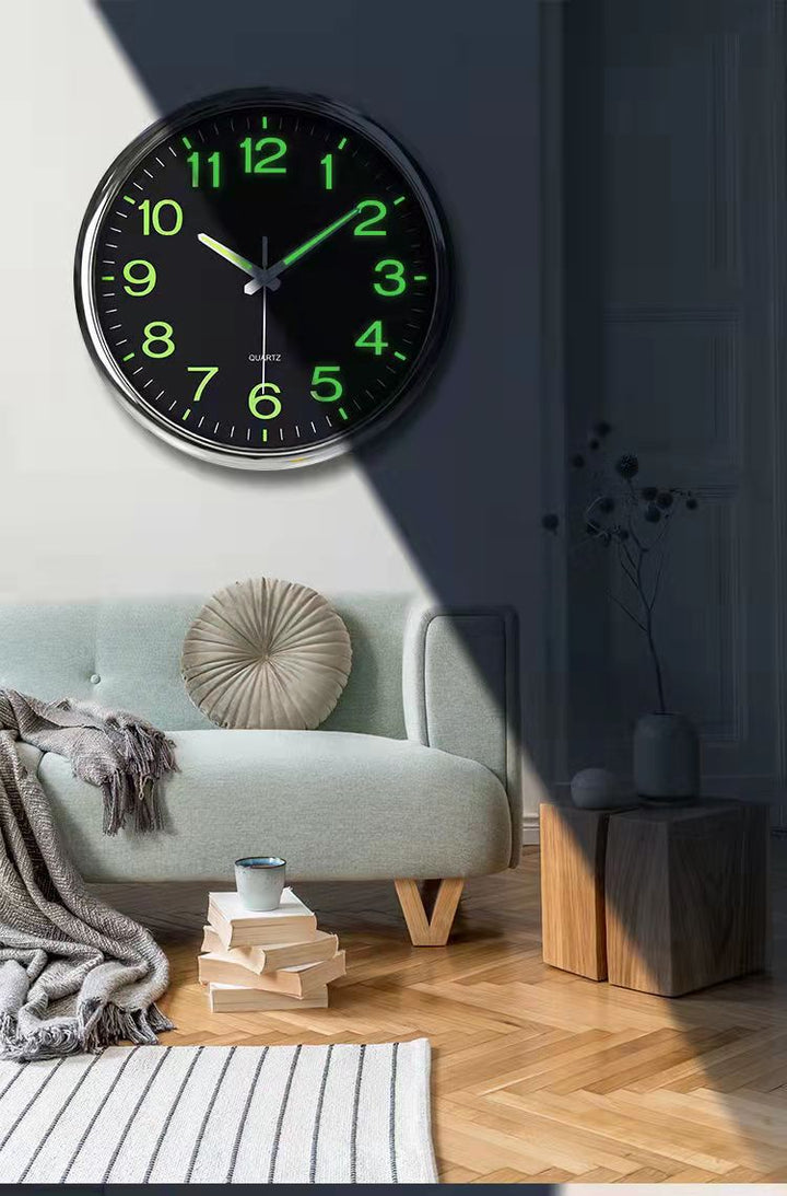 Skanto | SilentLume - LED Veggklokke