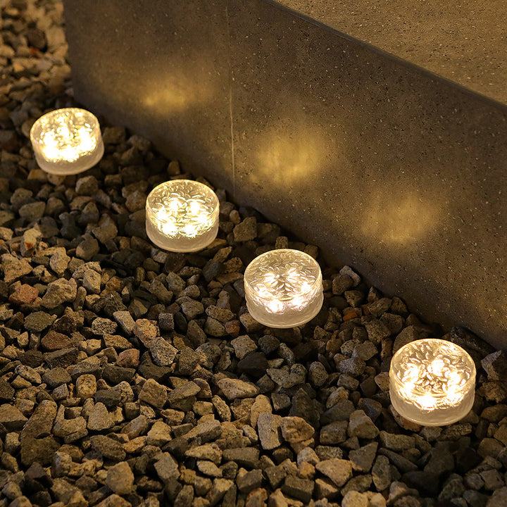 Frosted Glass In-Ground Solar Pathway LED Lights Skanto