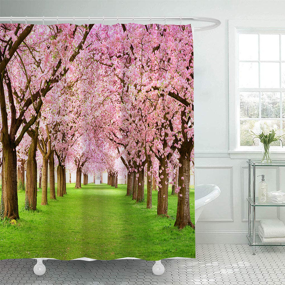 Blomster Kirsebærblomst Dusjforheng Skanto