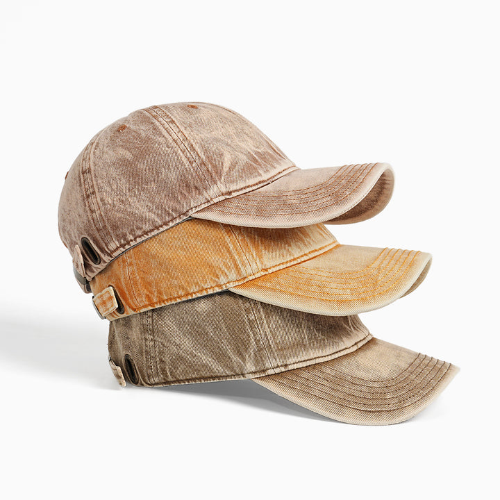 Dame Vintage-basecap i bomull med justerbar reim Skanto