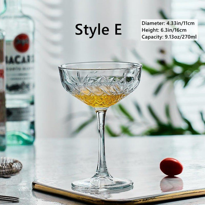 Mønstret Martini Cocktail Glasser | Skanto