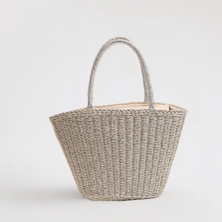 Handmade basket bag with sturdy handles Skanto