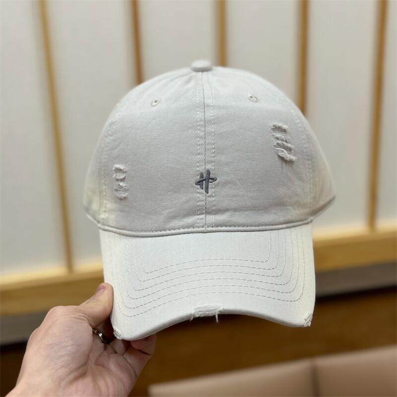 Kvinne Slitt Vintage Baseball Caps Skanto