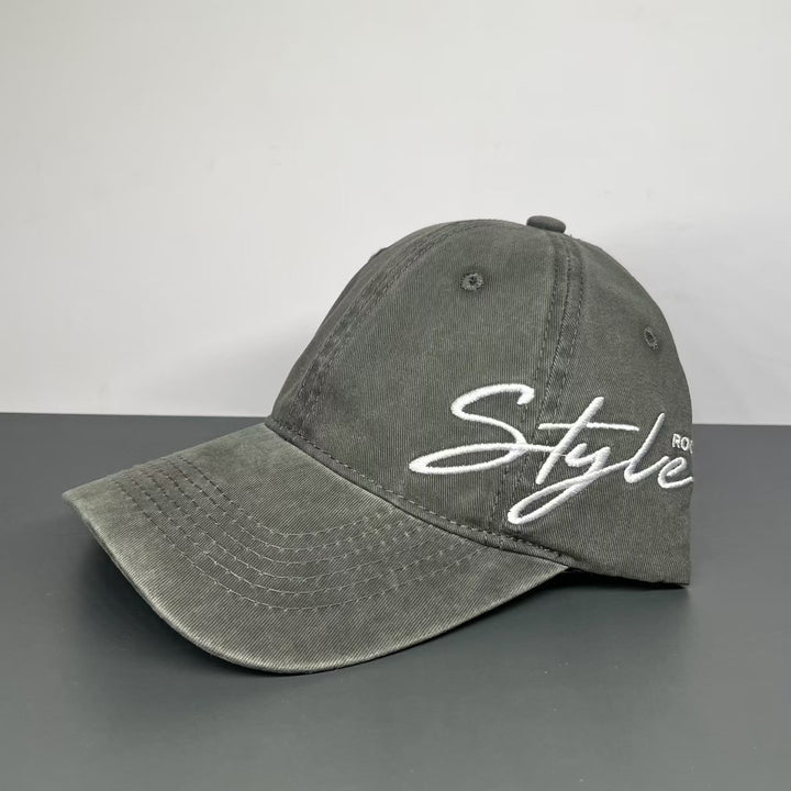 Unisex Signature Script Baseball Cap Skanto