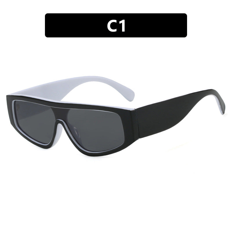 Women's fashionable sports sunglasses with innovative design and wide frame Skanto