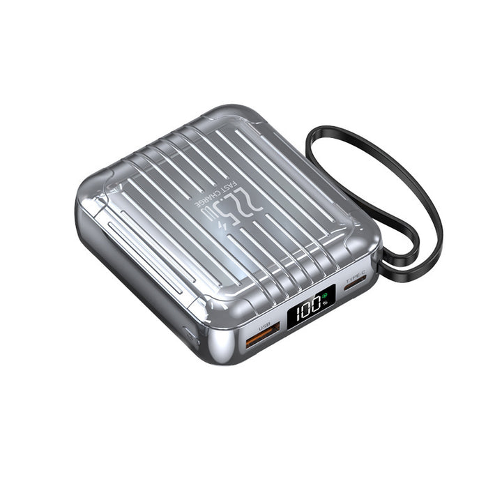 Bærbar powerbank med innovativ hurtigladefunsjon og ergonomisk design Skanto