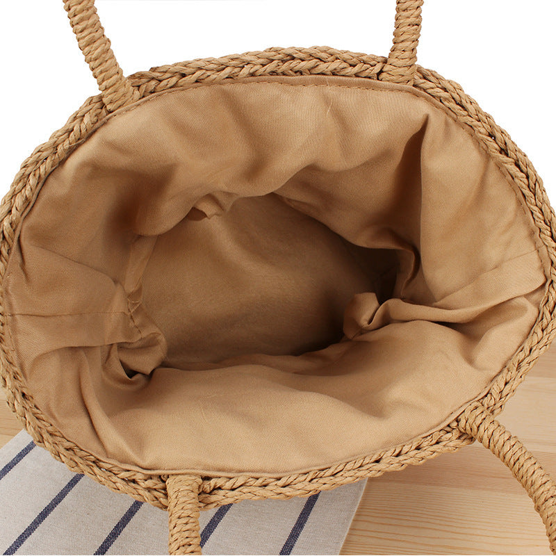 Natural Woven Tote Bag Skanto