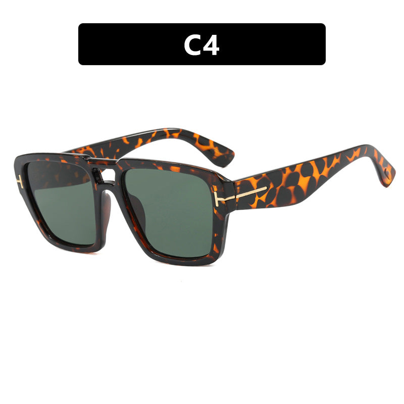 Damer moteriktig kvadratisk solbrille Skanto