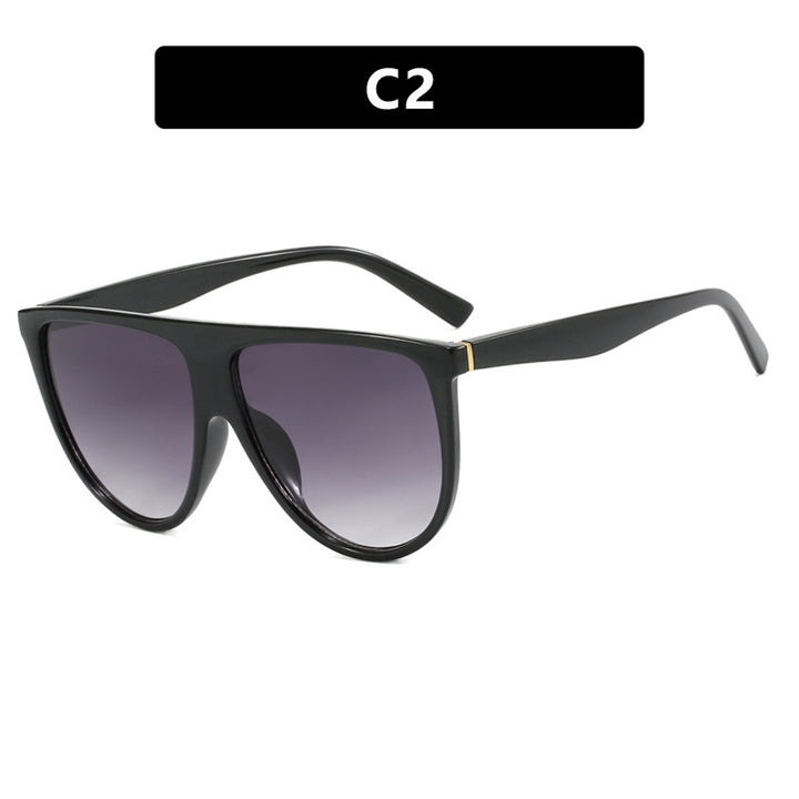 Women's trendy oversized sunglasses with stylish transparent frames Skanto