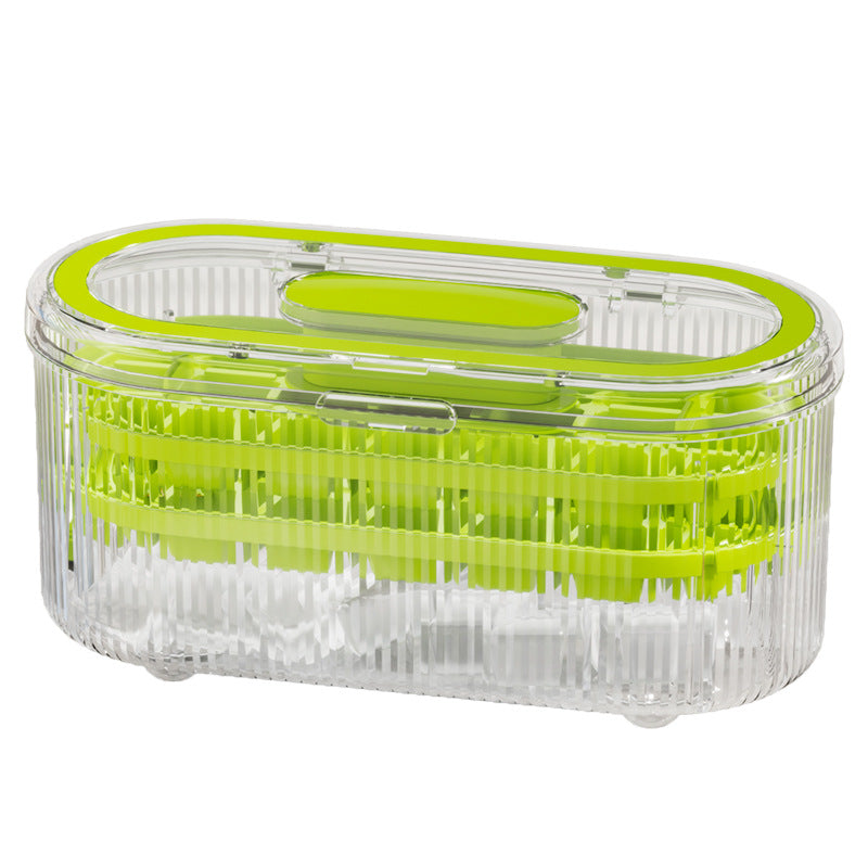 Women's Stackable Ice Cube Tray with Spoon and Airtight Lid Skanto
