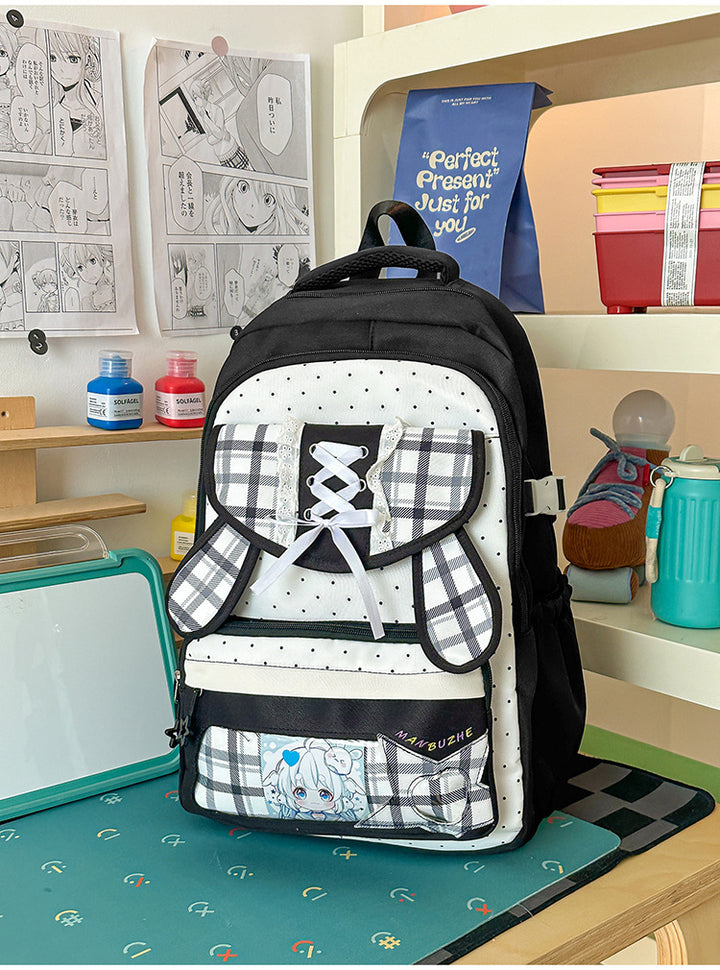 Stilig grafisk design skole ryggsekk