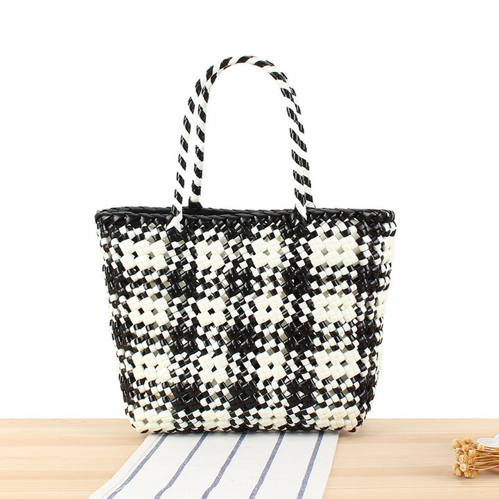 Large tote bag made of braided material Skanto