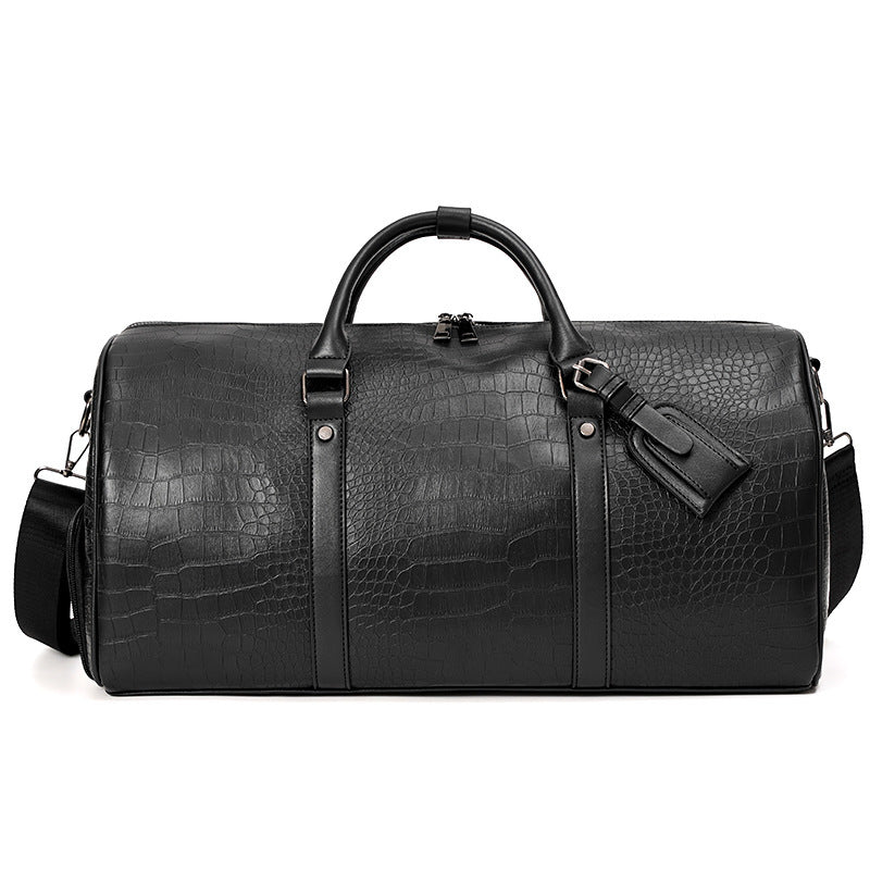 Elegant Reisetote i luksuriøs krokodillelook Skanto