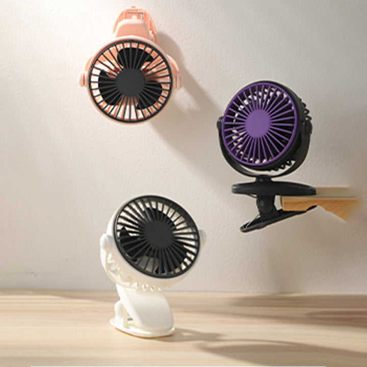 Clip-On Allsidig Skrivebord Vifte Skanto