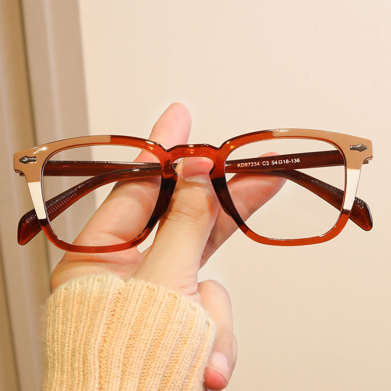 Women's Modern Square Sunglasses with Mirrored UV Protection Skanto