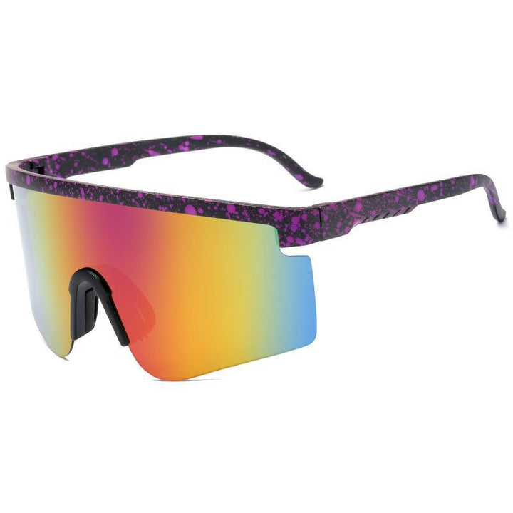 Unisex Overdimensjonerte Ytelses Sports Solbriller Skanto