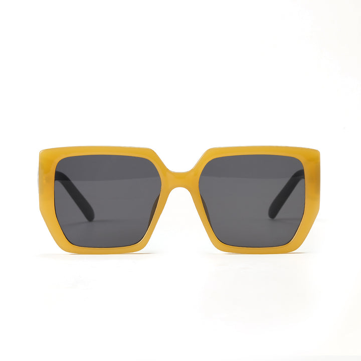 Dame kvadratisk solbrille med beskyttende UV-beskyttelse og moderne design Skanto