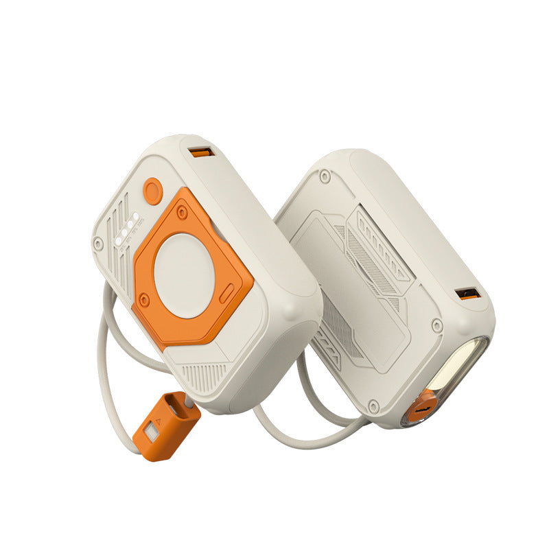 Stikkontakt-Powerbank med integrerte USB-porter Skanto