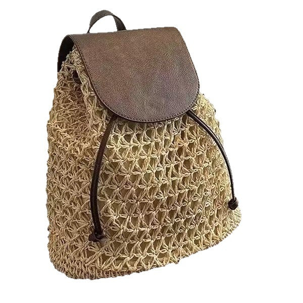 Handmade Backpack Bag in Natural Material Skanto