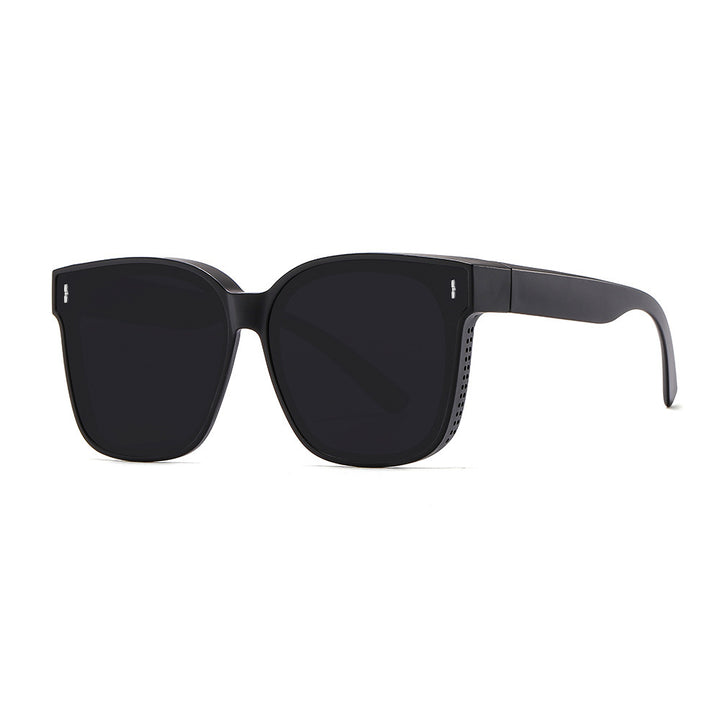 Dame oversized solbriller med stilig ramme Skanto