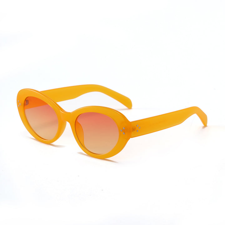 Dame moteriktig oversized solbrille med elegant ramme Skanto