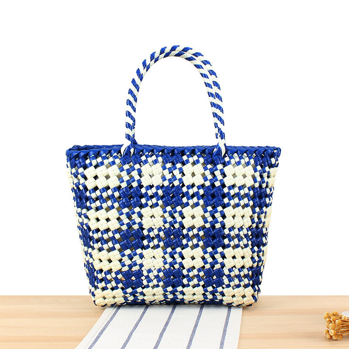 Large tote bag made of braided material Skanto