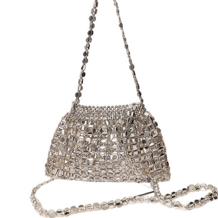 Modern shoulder bag in sparkling design Skanto