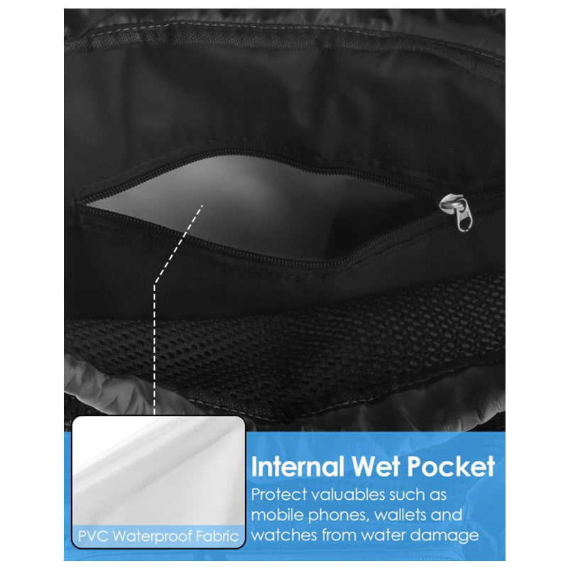 Sporty mesh backpack with insulated side pocket Skanto
