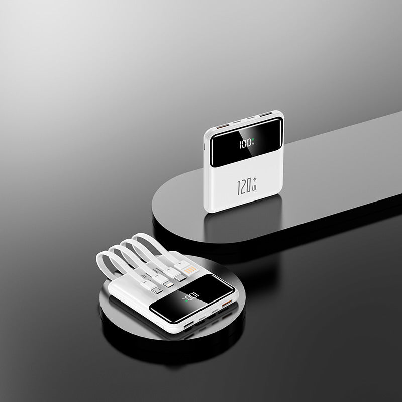 Bærbar powerbank med intelligent ladefunksjon og LCD-skjerm Skanto
