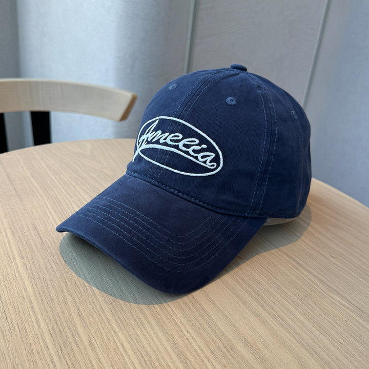 Kvinnes broderte logo baseball cap Skanto