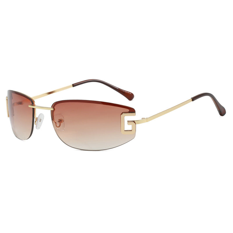 Women's futuristic sunglasses with sporty design and UV protection Skanto