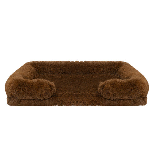 Plush ortopedisk couch hundeseng