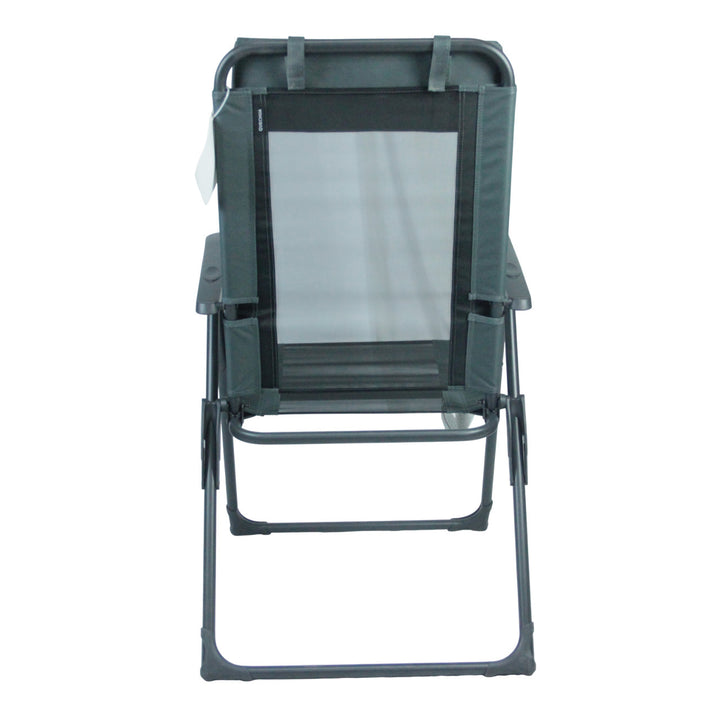 Relax chair with ergonomic headrest and folding mechanism Skanto