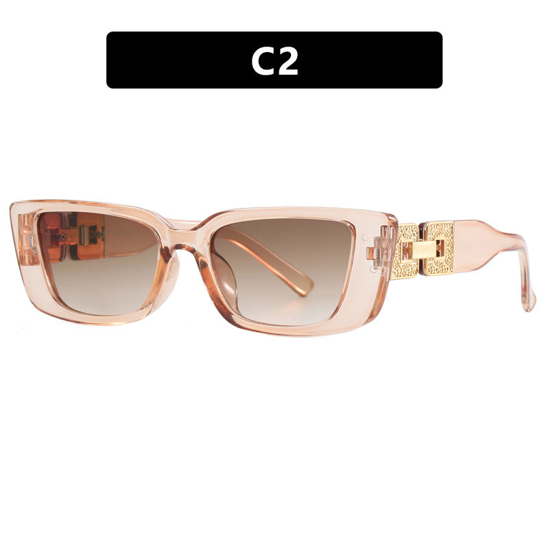 Women's Fashionable Oversized Sunglasses with Unique Leopard Print Skanto
