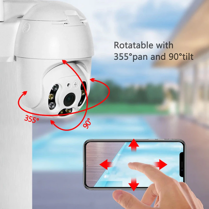 SmartCam Set 4X – Fullstendig Trådløst Sikkerhetskamerasett | Skanto