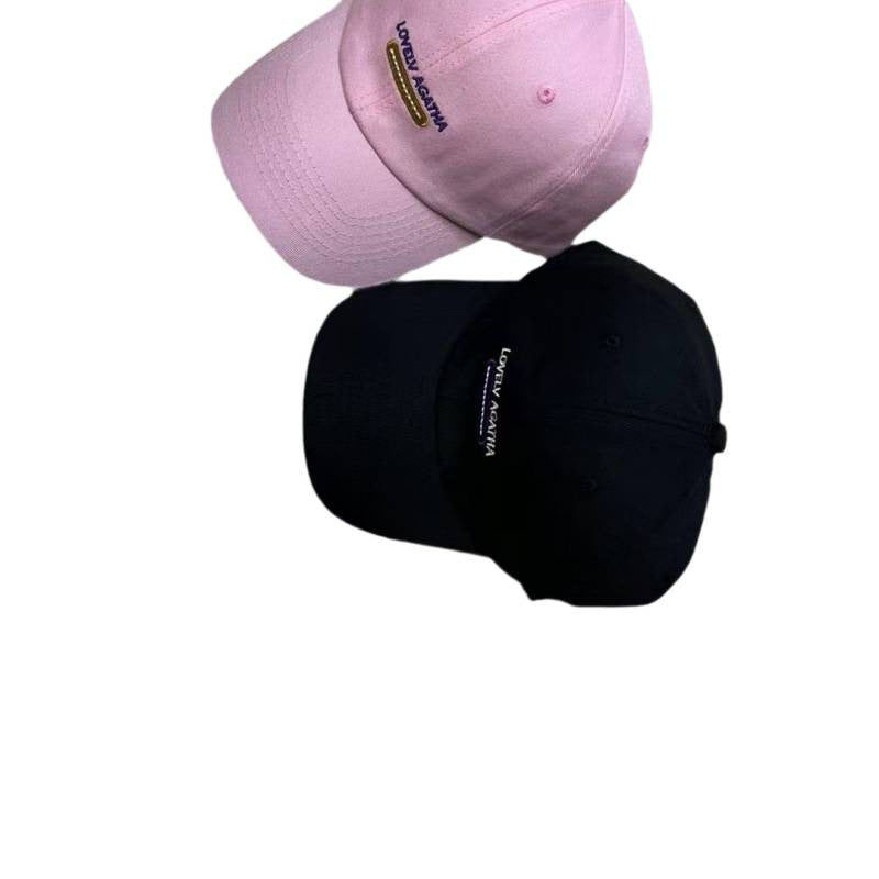 Kvinnens Suede Brodert Baseball Caps Skanto