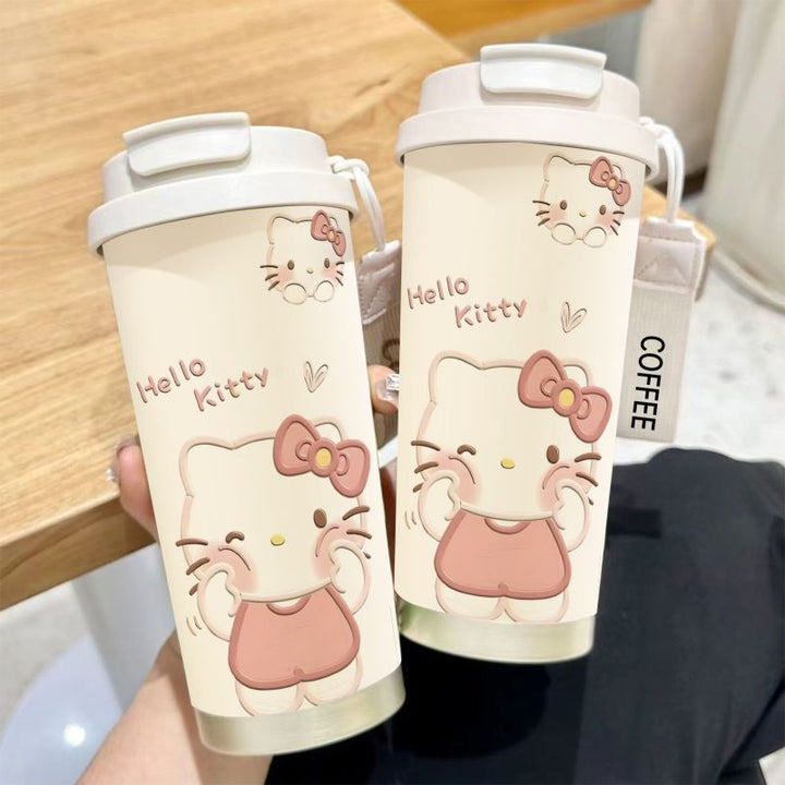 Dame isolasjonskop med praktisk bærehåndtak og sjarmerende Hello Kitty-design Skanto